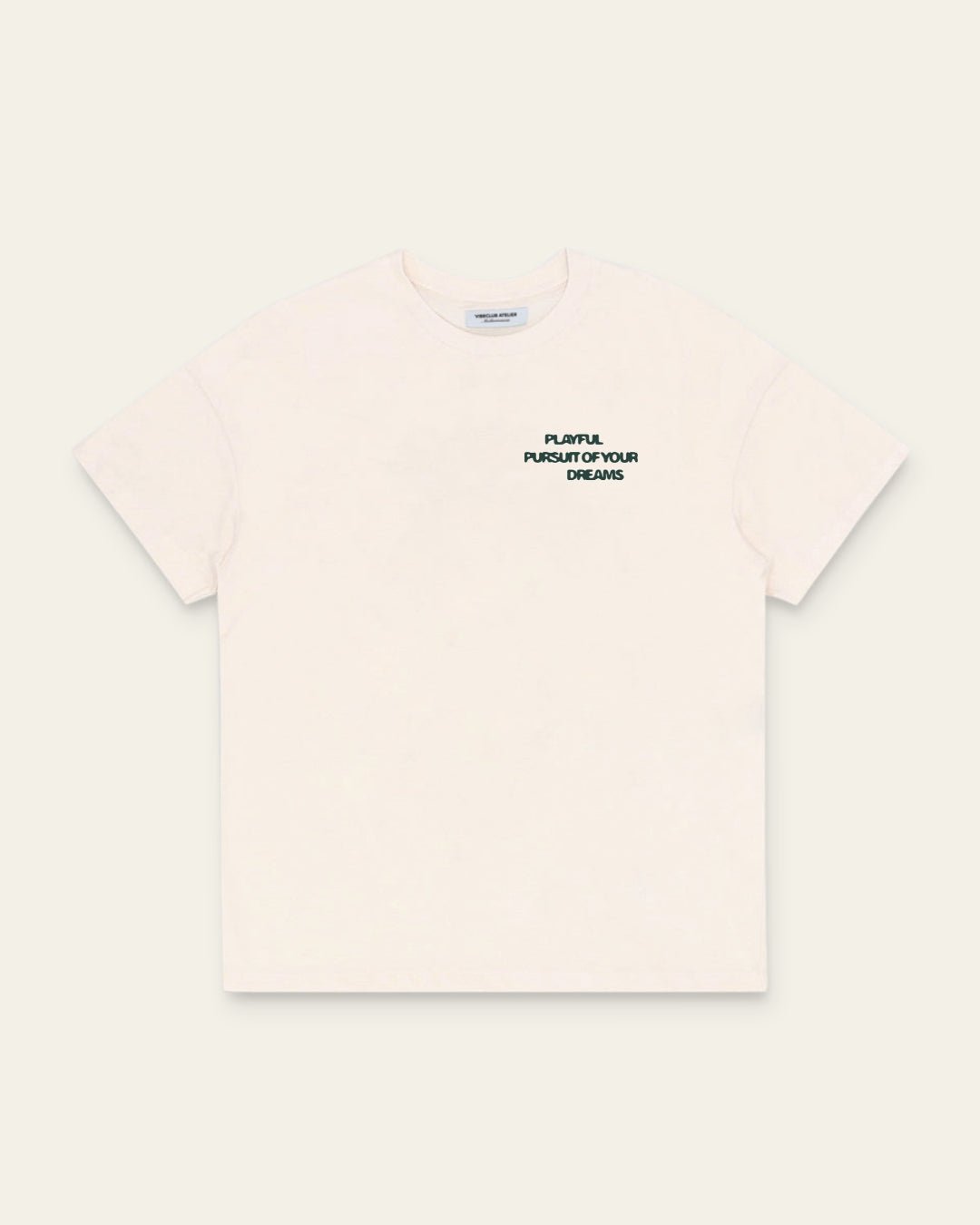 PURSUIT TEE NATURAL - Vibeclub
