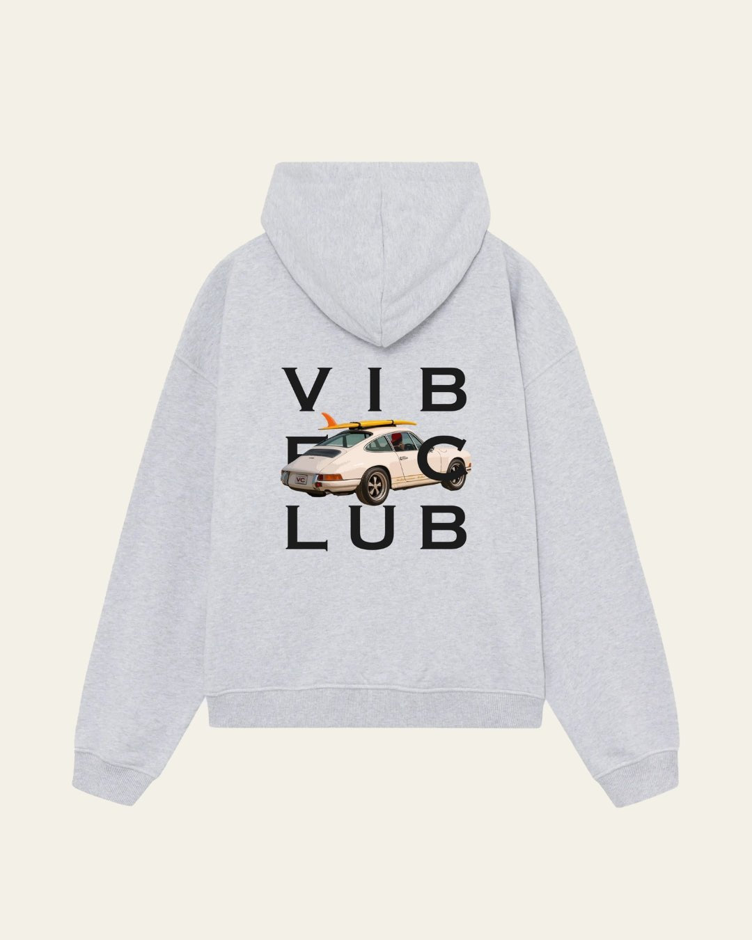 ROADTRIP HOODIE GREY - Vibeclub