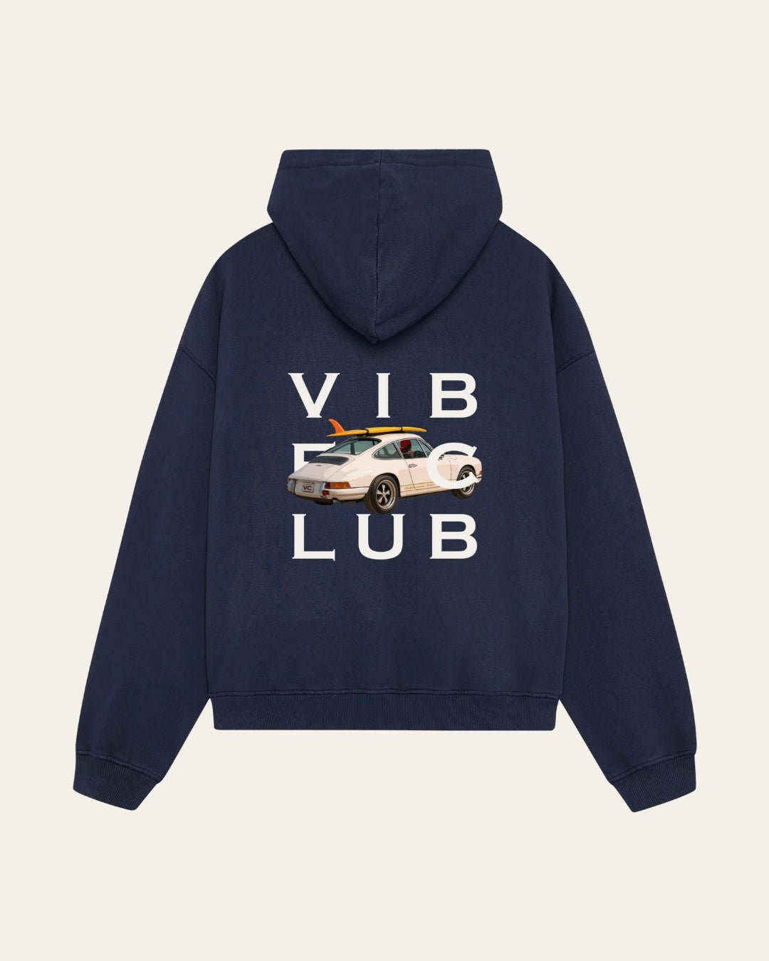 ROADTRIP HOODIE NAVY - Vibeclub