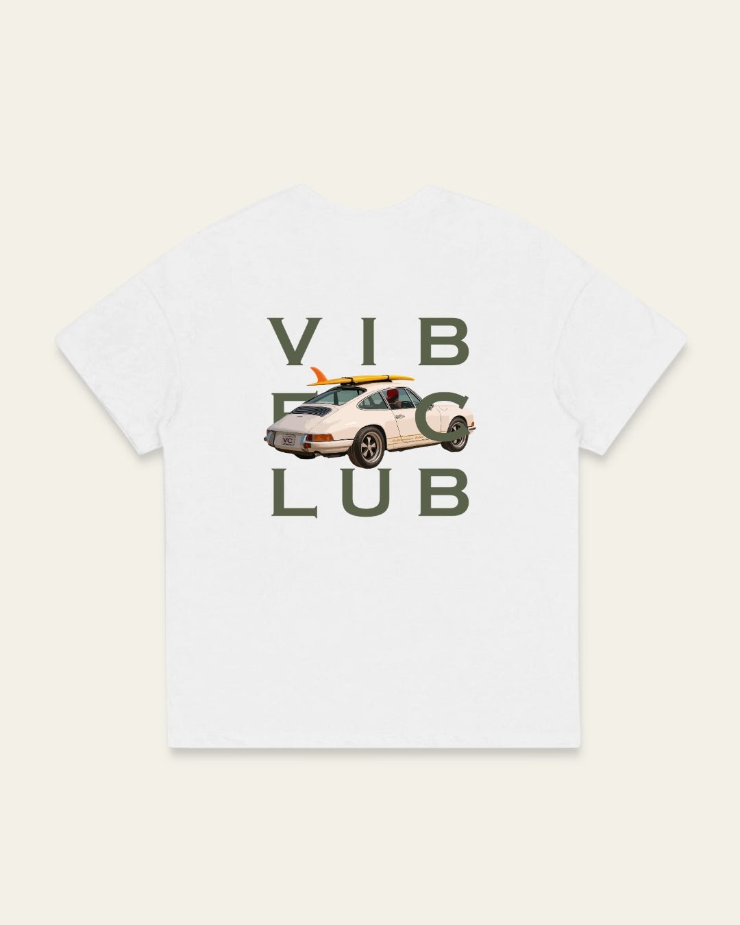 ROADTRIP TEE WHITE - Vibeclub